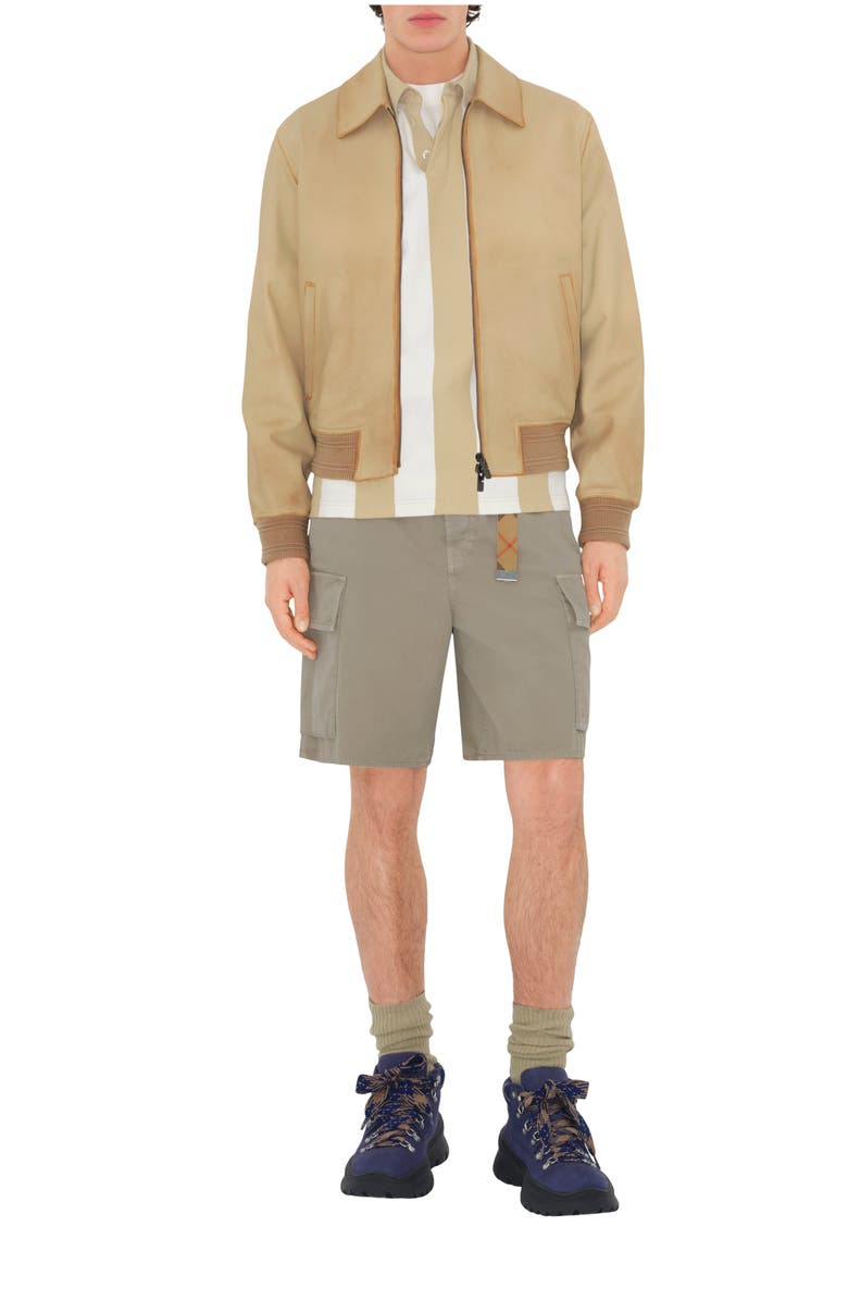 Burberry Cotton Cargo Shorts, Main, color, 