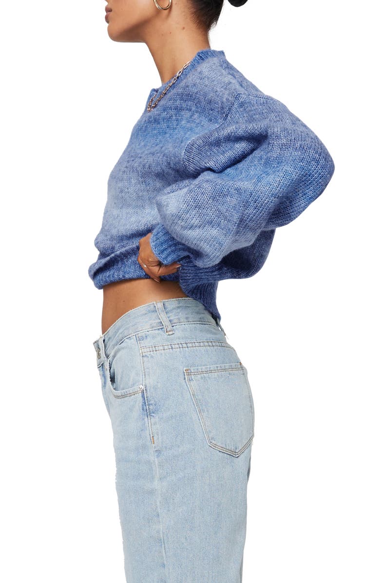 Princess Polly Adina Ombré Stripe Sweater, Alternate, color, 