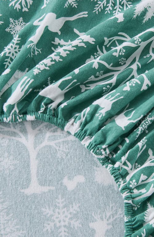 Woven & Weft Enchanted Woods Cotton Flannel Sheet Set