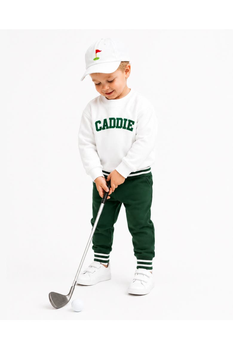 Caddie Crewneck Sweatshirt, Alternate, color, White