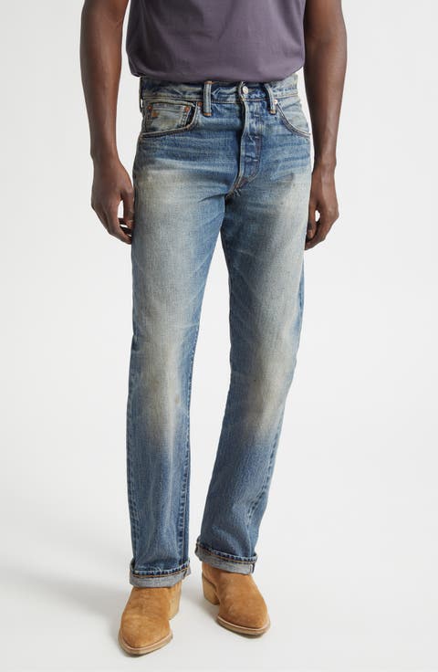 Slim Fit Selvedge Bootcut Jeans (Brairfield Wash)