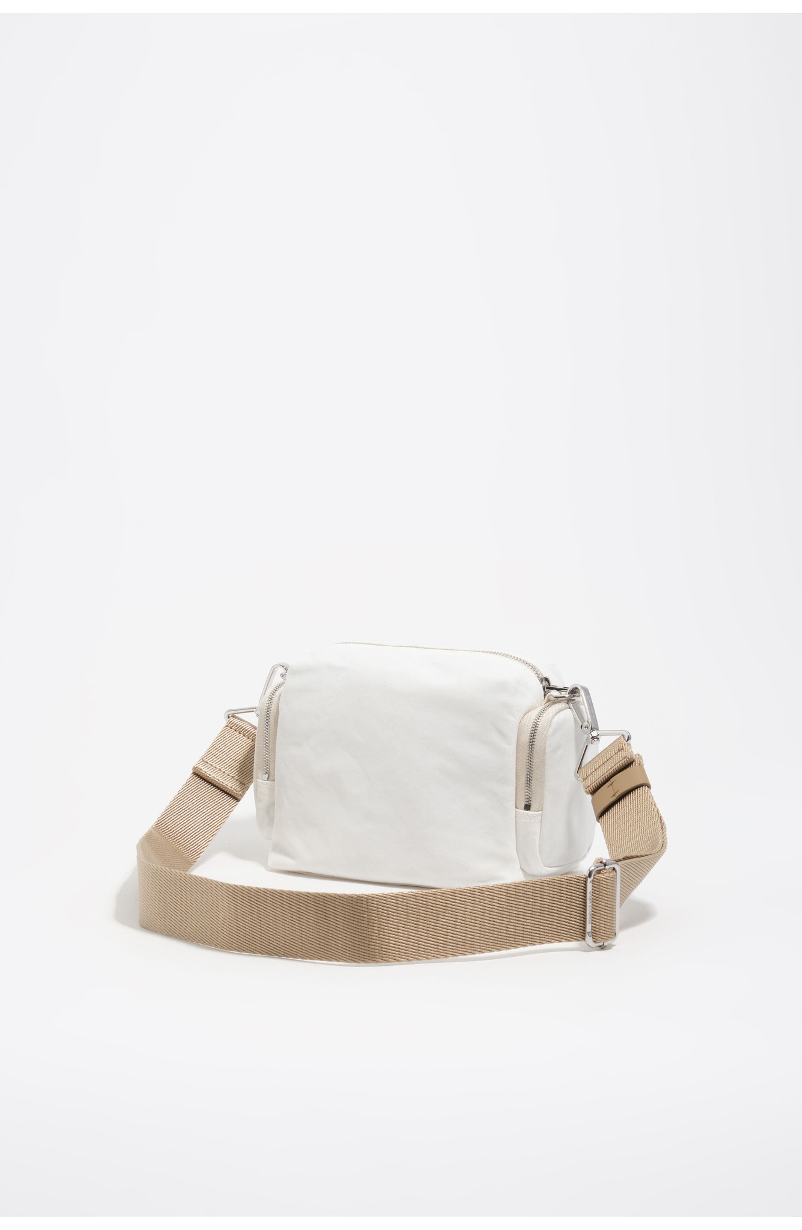 Bimba y Lola Nylon Mini Utility Bag, Alternate, color, White