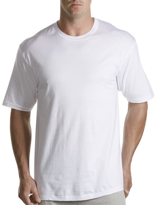 Harbor Bay by DXL 3-pk Crewneck T-Shirts in White  product