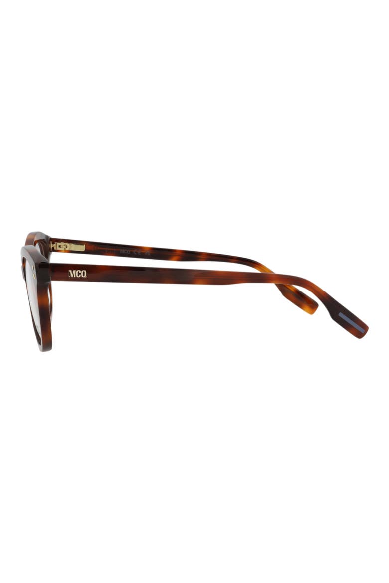 47mm Cat Eye Optical Glasses, Alternate, color, HAVANA HAVANA TRANSPARENT