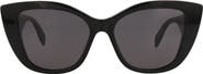McQueen 54mm Cat Eye Sunglasses