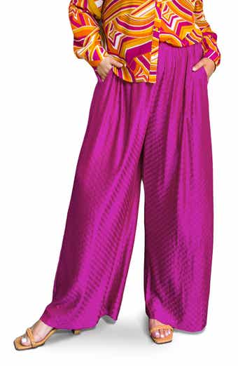 FLYING TOMATO Jacquard Woven Pants