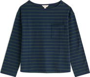 Seasalt Cornwall Beach Stripe Organic Cotton Boat Neck Top