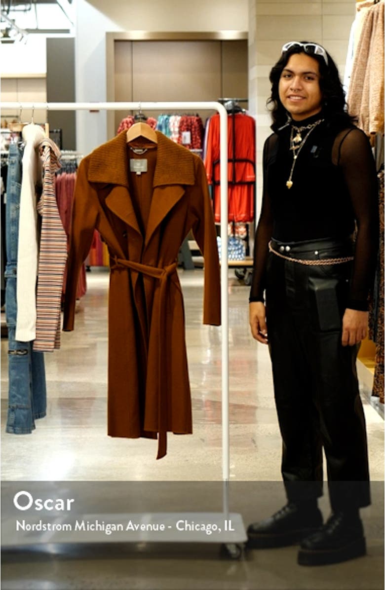 Anna Wool Blend Trench Coat, sales video thumbnail