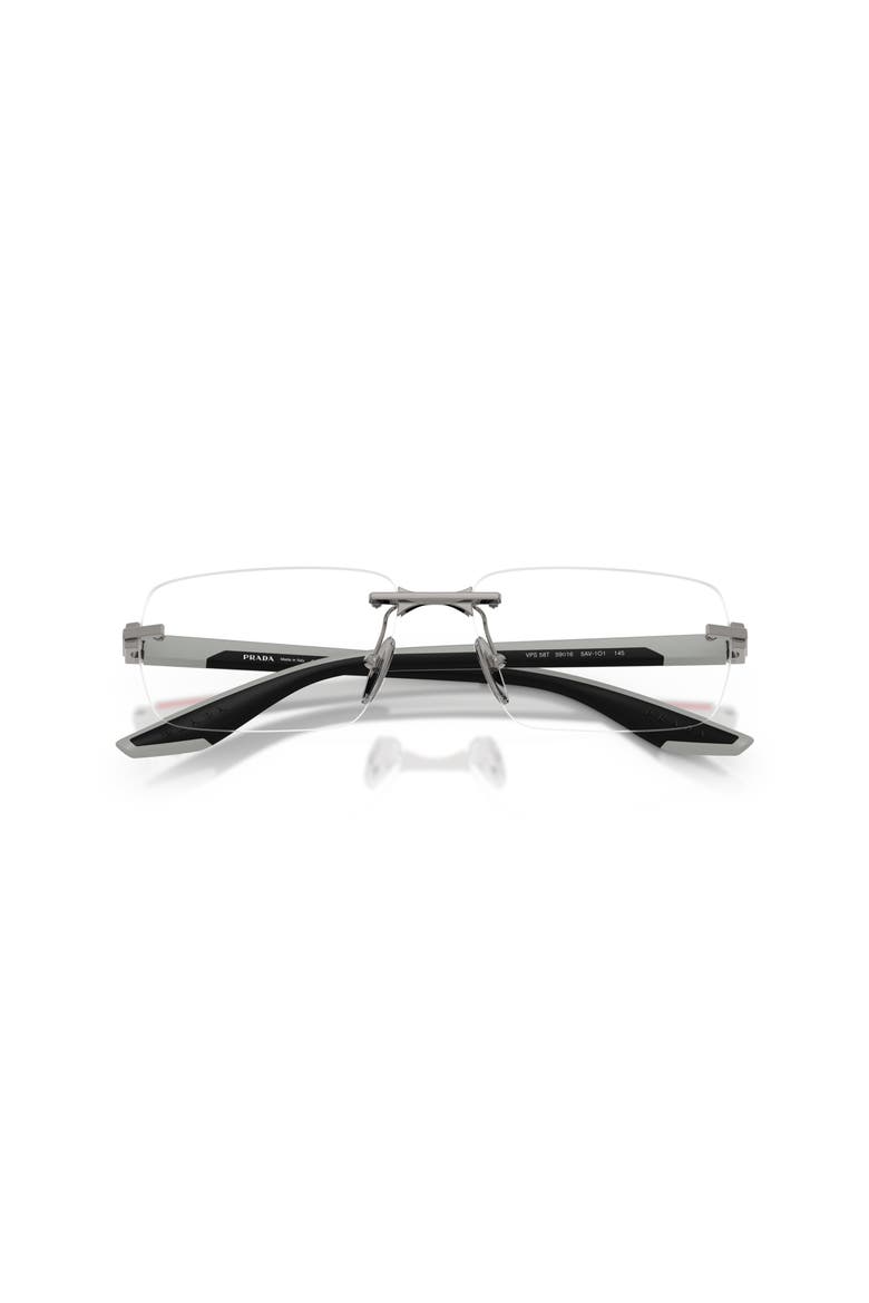 57mm Rectangle optical glasses, Alternate, color, Grey