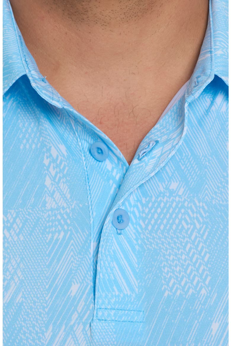 Beauford Short Sleeve Performance Golf Polo, Alternate, color, LIGHT BLUE