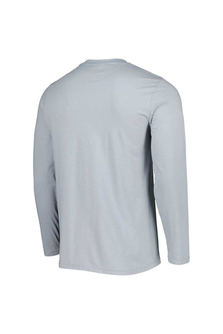 Men's Concepts Sport Black/Gray Chicago White Sox Breakthrough Long Sleeve Top & Pants Sleep Set, Alternate, color, Black