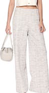 Walter Baker Sandro Tweed Wide Leg Pants