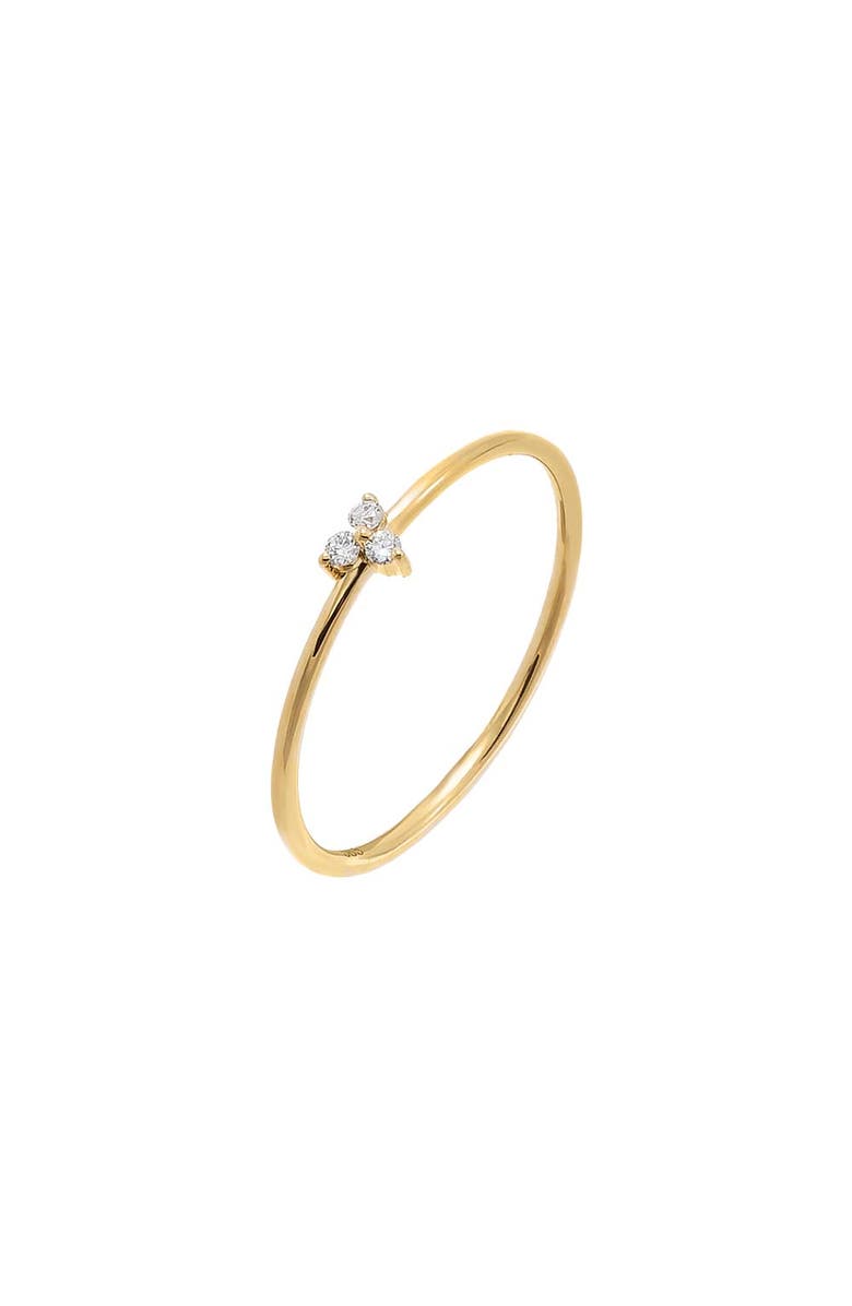 BY ADINA EDEN Diamond Trio Cluster Ring 14K, Main, color, 