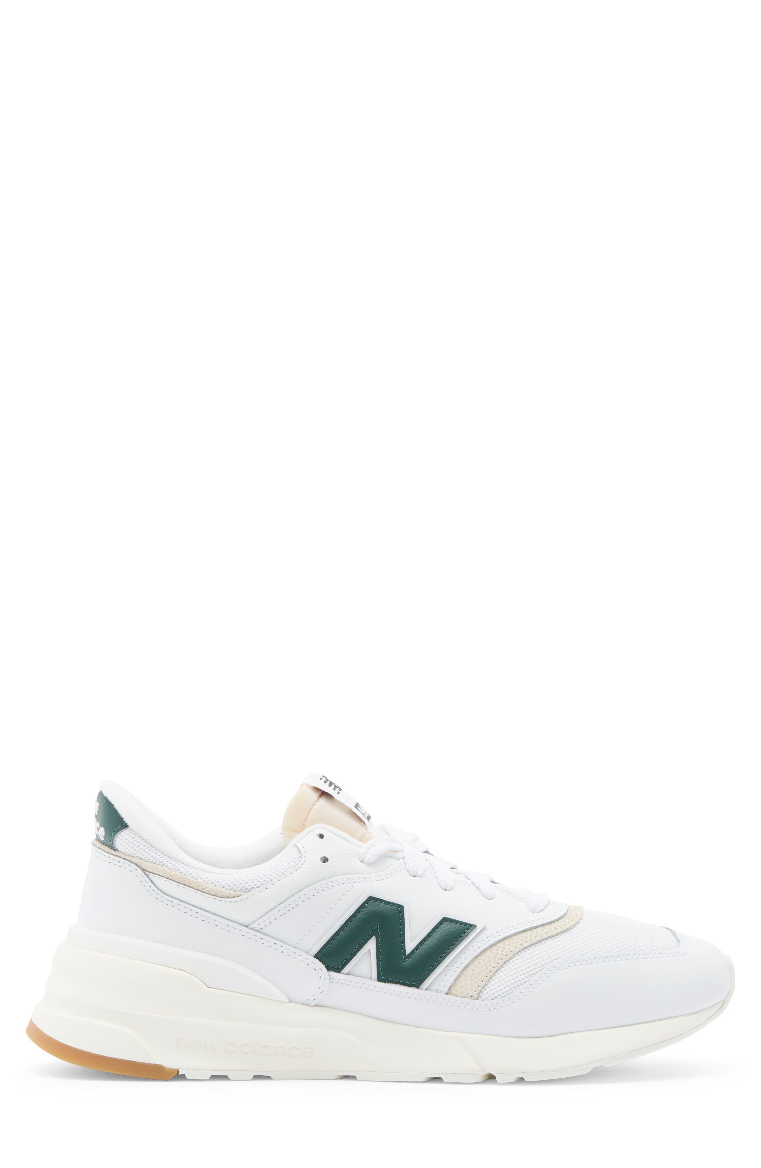 Gender Inclusive 997R Sneaker, Alternate, color, WHITE/ NIGHT WATCH GREEN