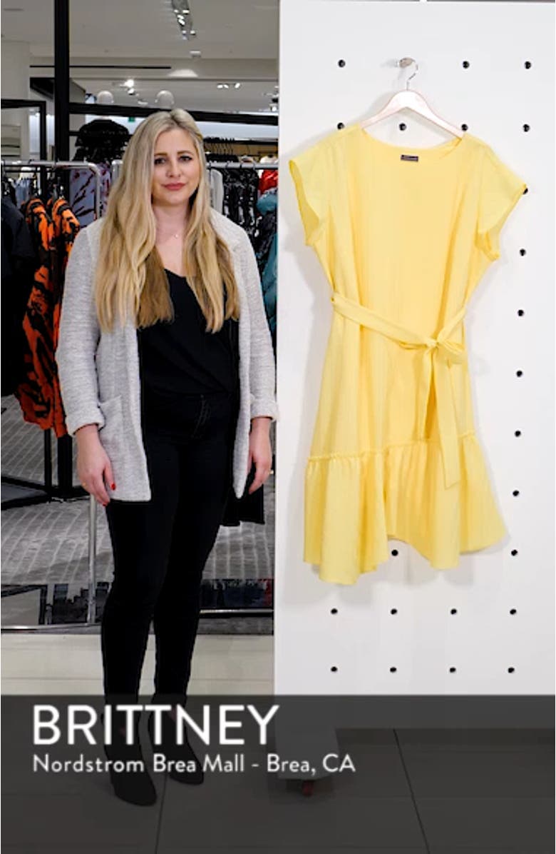 Asymmetrical Ruffle Hem Dress, sales video thumbnail