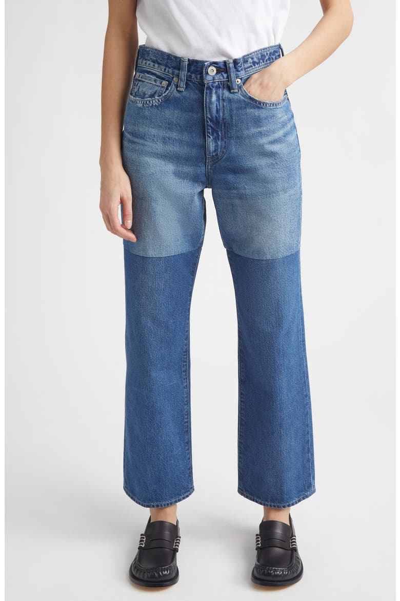 Tectonic Denim Version 1 Slim Flare Leg Jeans, Main, color, FADED INDIGO