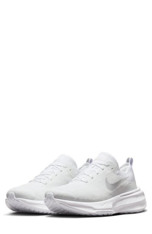 Nike Zoomx Running Shoe In White/platinum/photon Dust