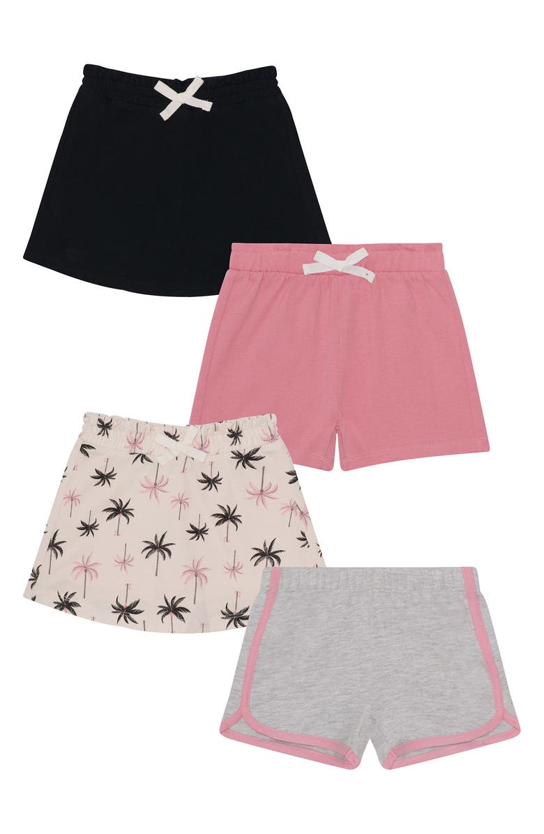 Petit Lem Kids' 4-Pack Assorted Shorts & Skorts Set, Main, color, Tropical