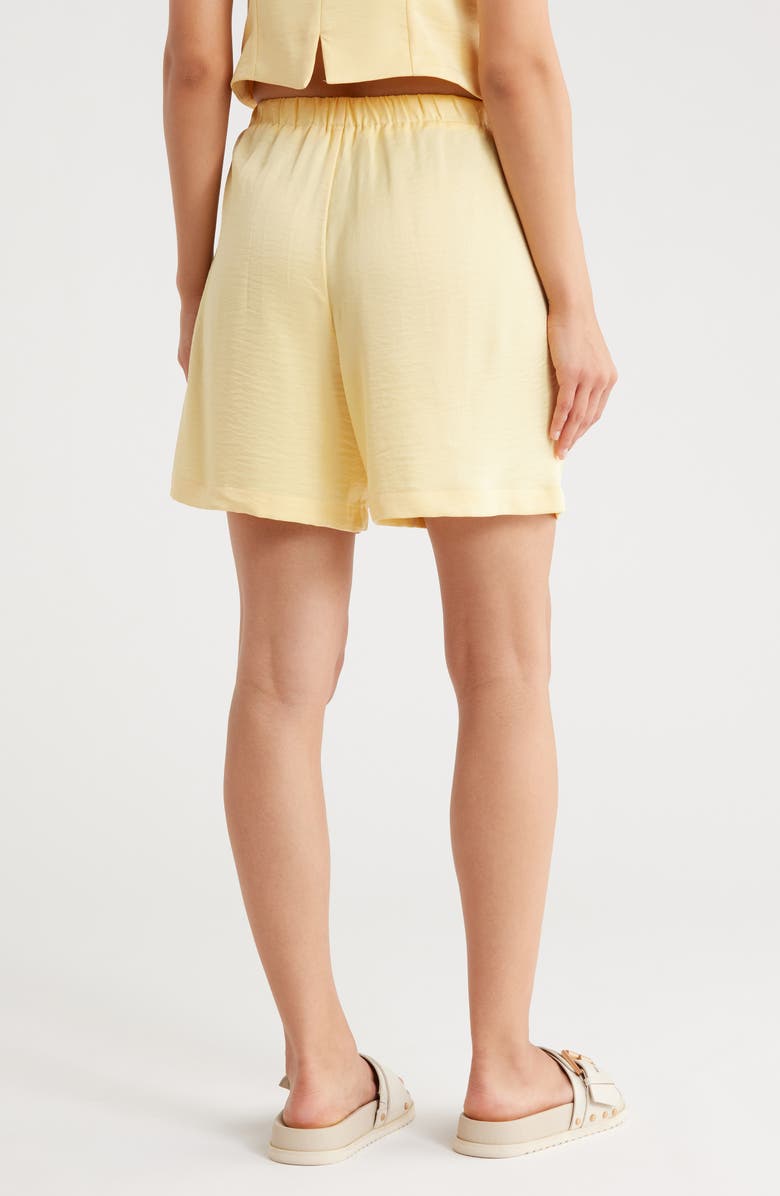 Scotch & Soda Easy Drawstring Satin Shorts, Alternate, color, Golden Haze