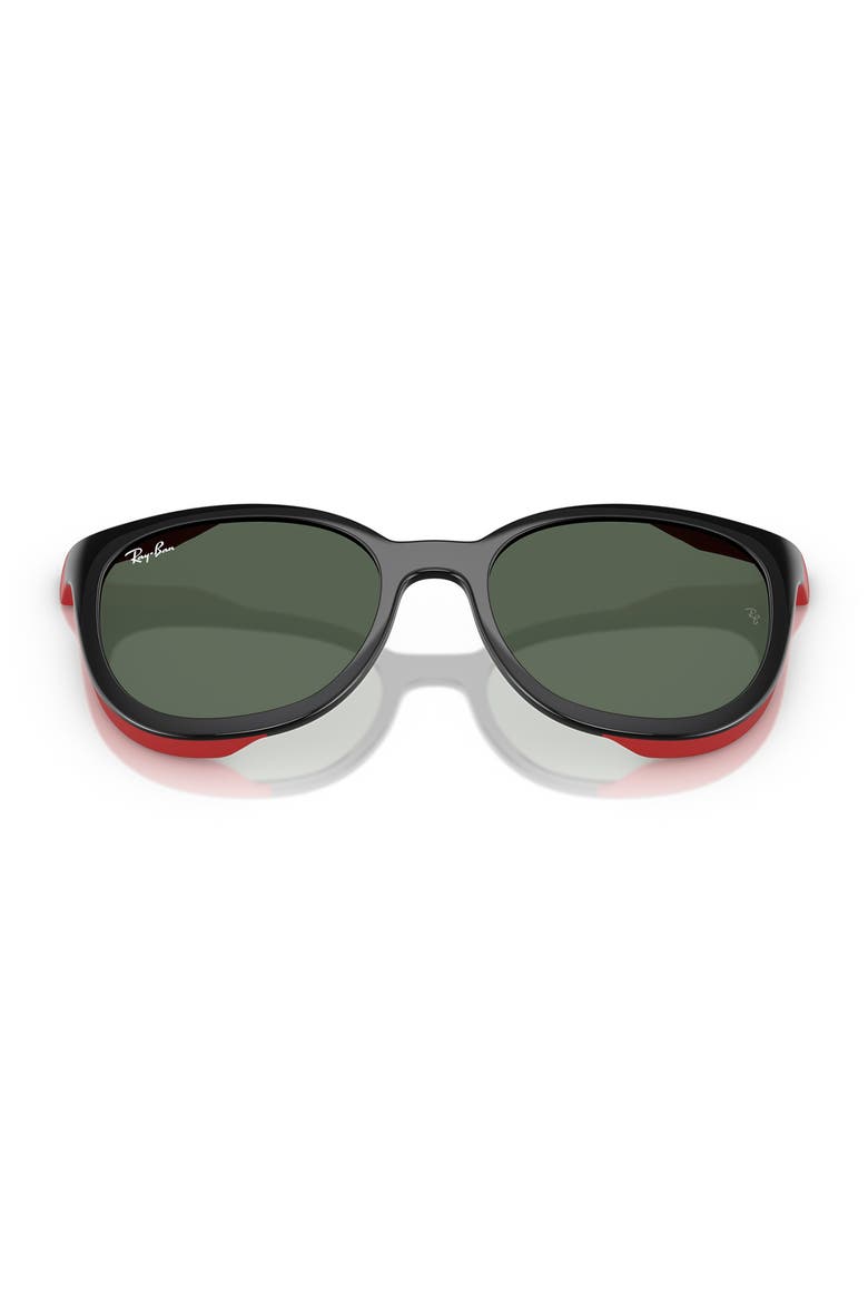 Kids' 45mm Phantos Optical Glasses & Clip-On Sunglasses, Main, color, DARK GREEN