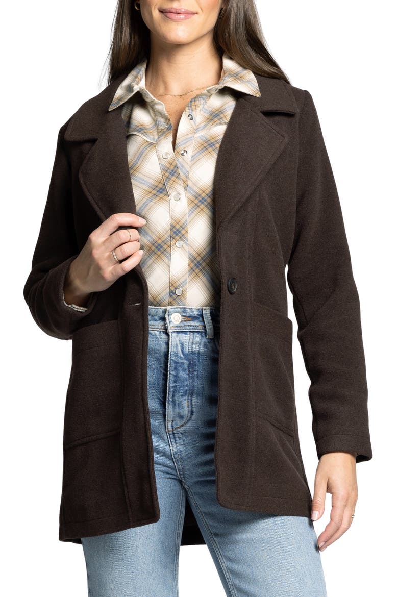 Willa Coat, Main, color, COFFEE BEAN