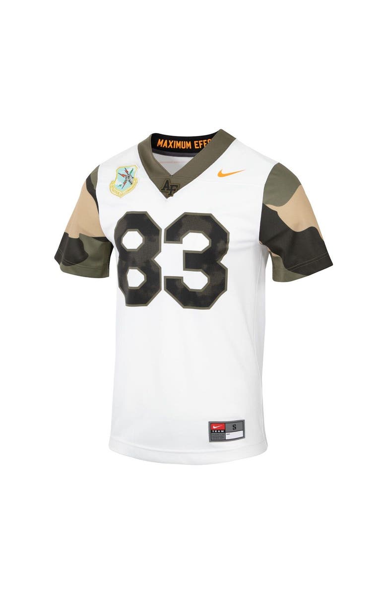 Nike Men's Nike #83 White Air Force Falcons Special Game Replica Jersey, Alternate, color, White