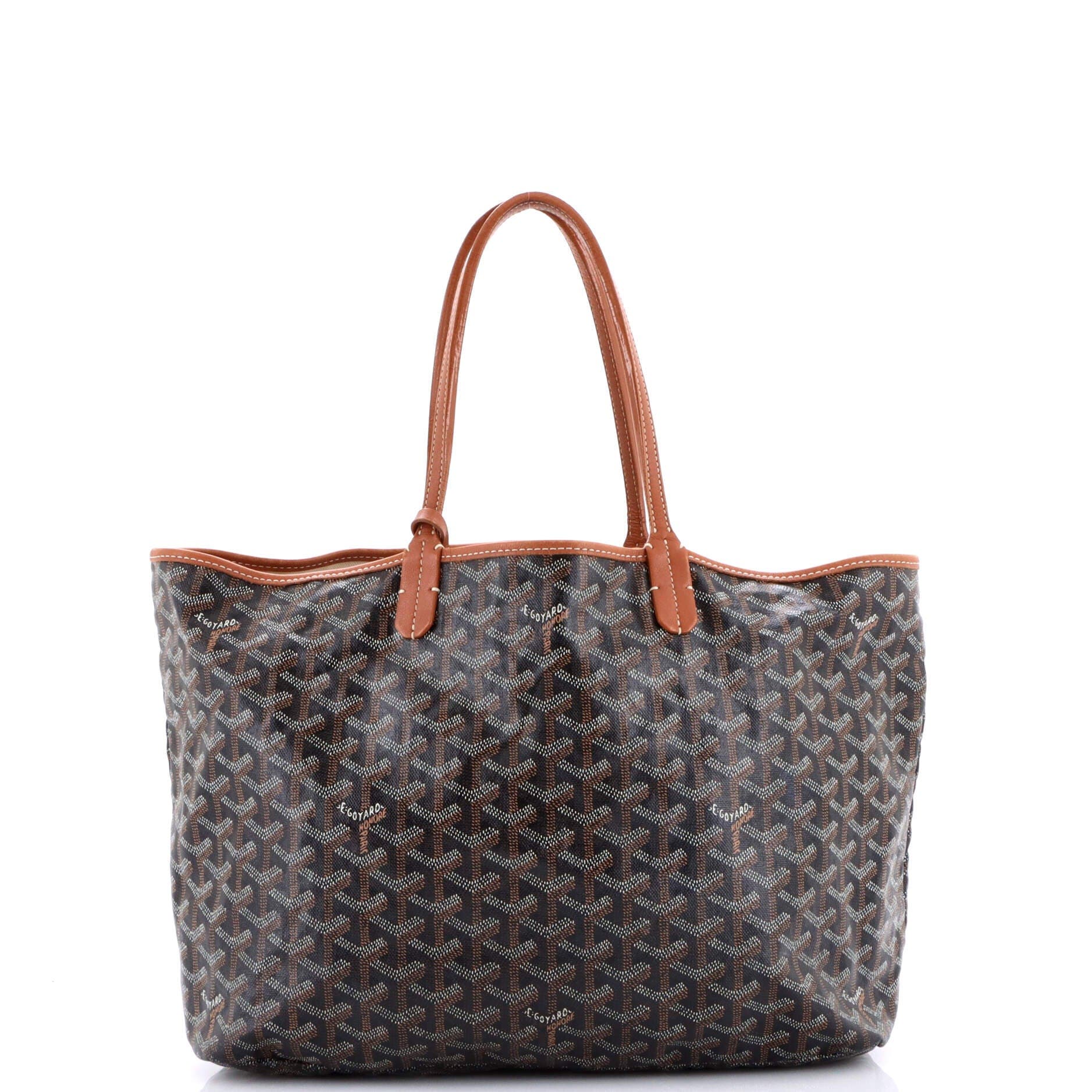 Pre-Owned Goyard Saint Louis Tote Coated Canvas PM, Alternate, color, Brown