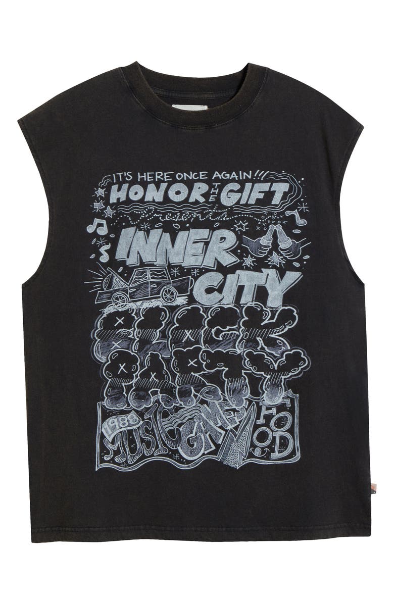 HONOR THE GIFT Block Party Graphic Muscle Tee, Alternate, color,