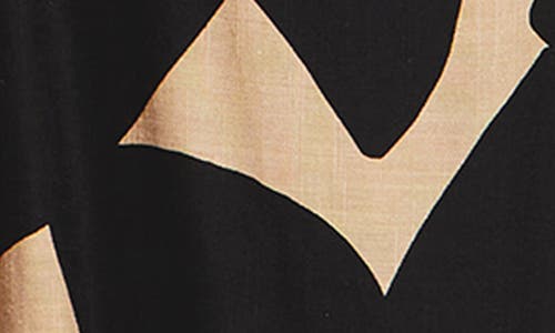 City Chic Midtown Print Minidress In Black