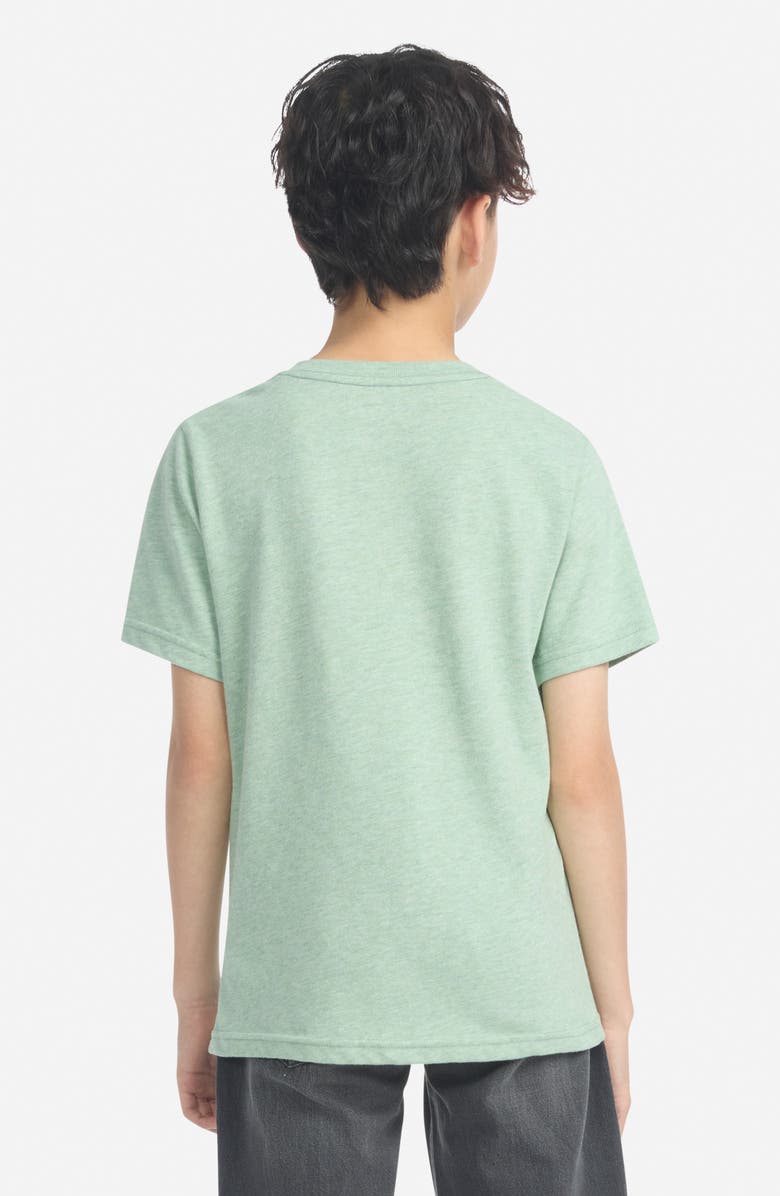 abercrombie kids Kids' Essential Cotton Blend Henley, Alternate, color, Chinois Green Heather