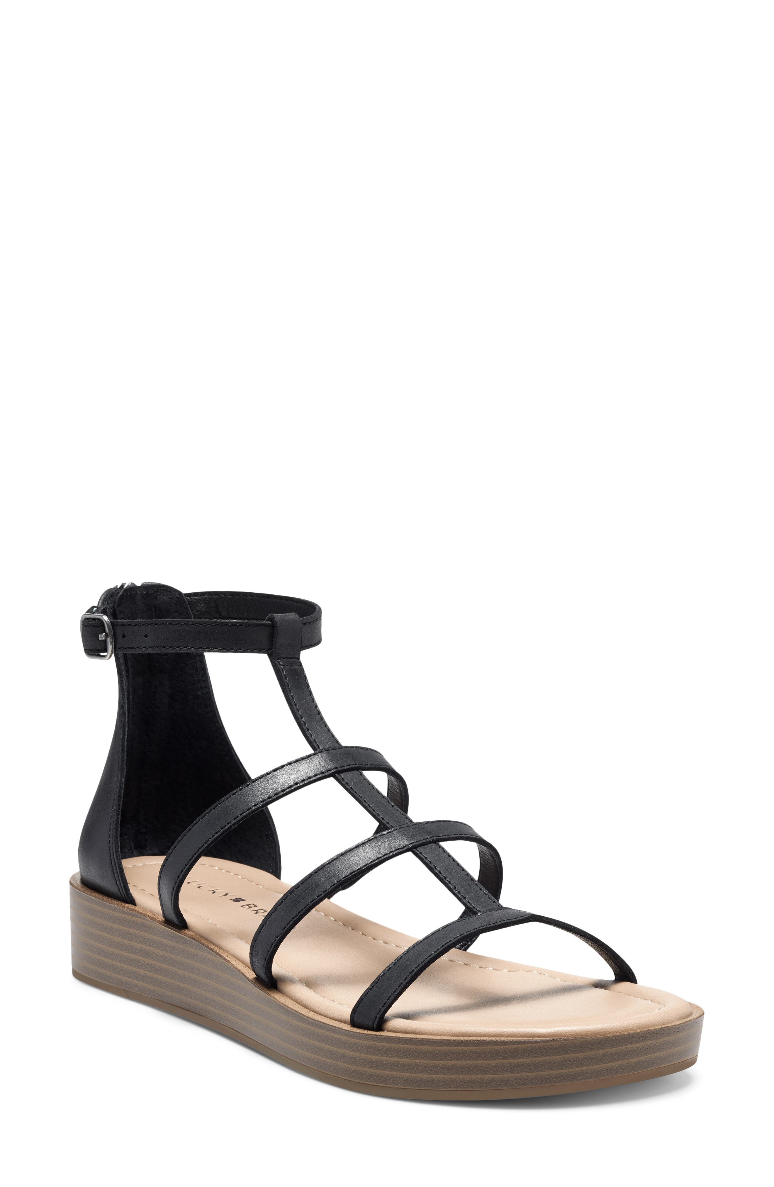 Lucky Brand Ellian Strappy Sandal, Main, color, 