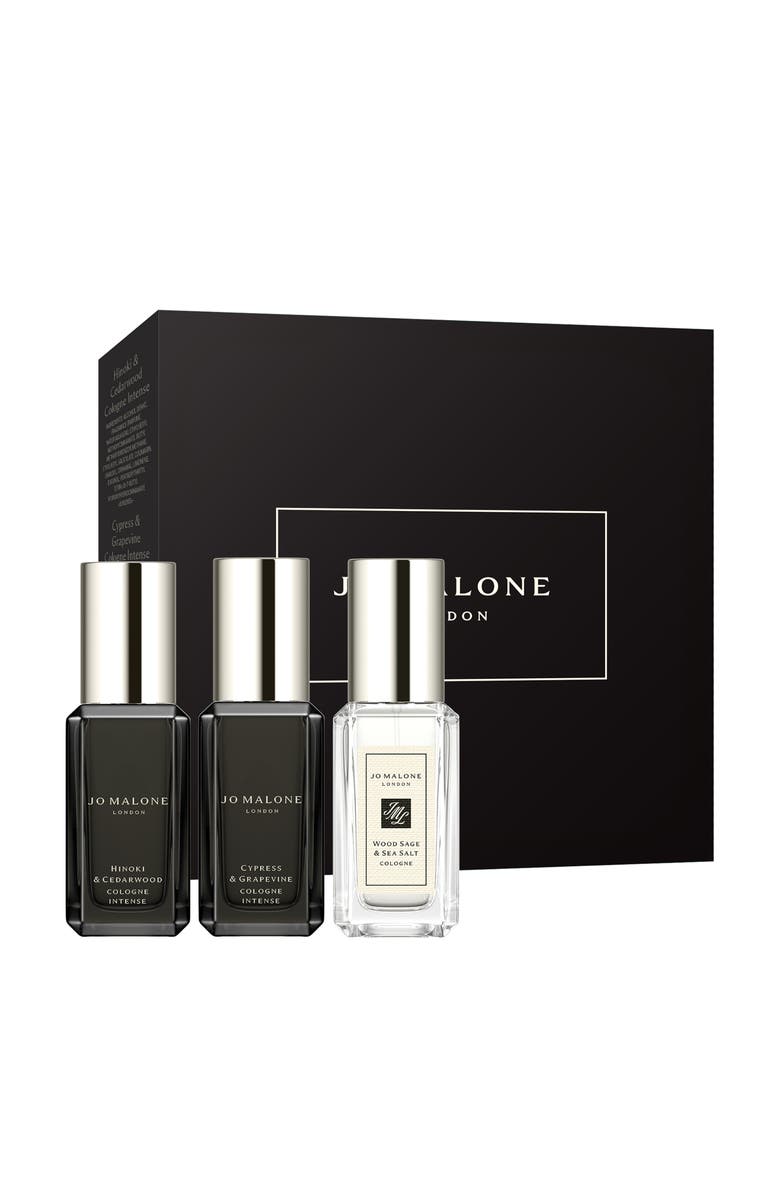 Jo Malone London<sup>™</sup> Mini Woody Cologne Intense 3-Piece Gift Set (Limited Edition) $90 Value, Main, color, 