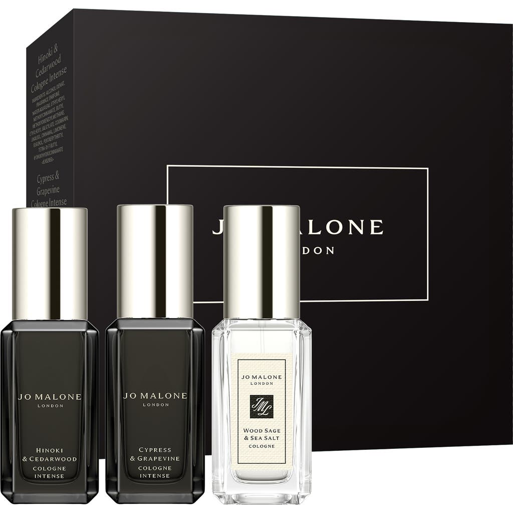 Jo Malone London ™ Mini Woody Cologne Intense 3-piece Gift Set (limited Edition) $90 Value