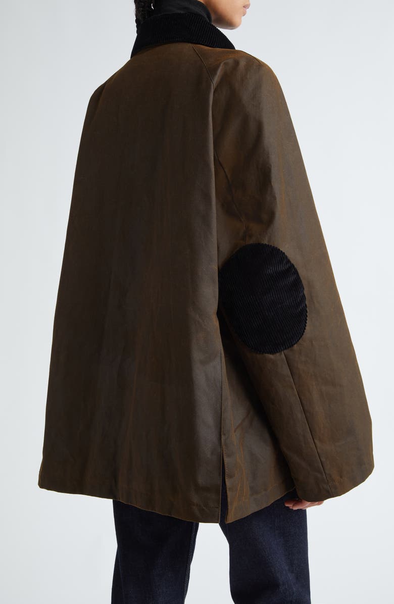 TOTEME Country Waxed Organic Cotton Jacket, Alternate, color, Bark