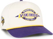 '47 Men's '47 Natural Minnesota Vikings Frame Out Two Tone Hitch Adjustable Hat