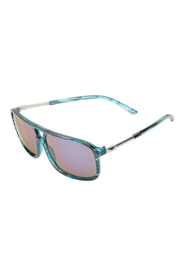 Aviator Sunglasses, Alternate, color, BLUE