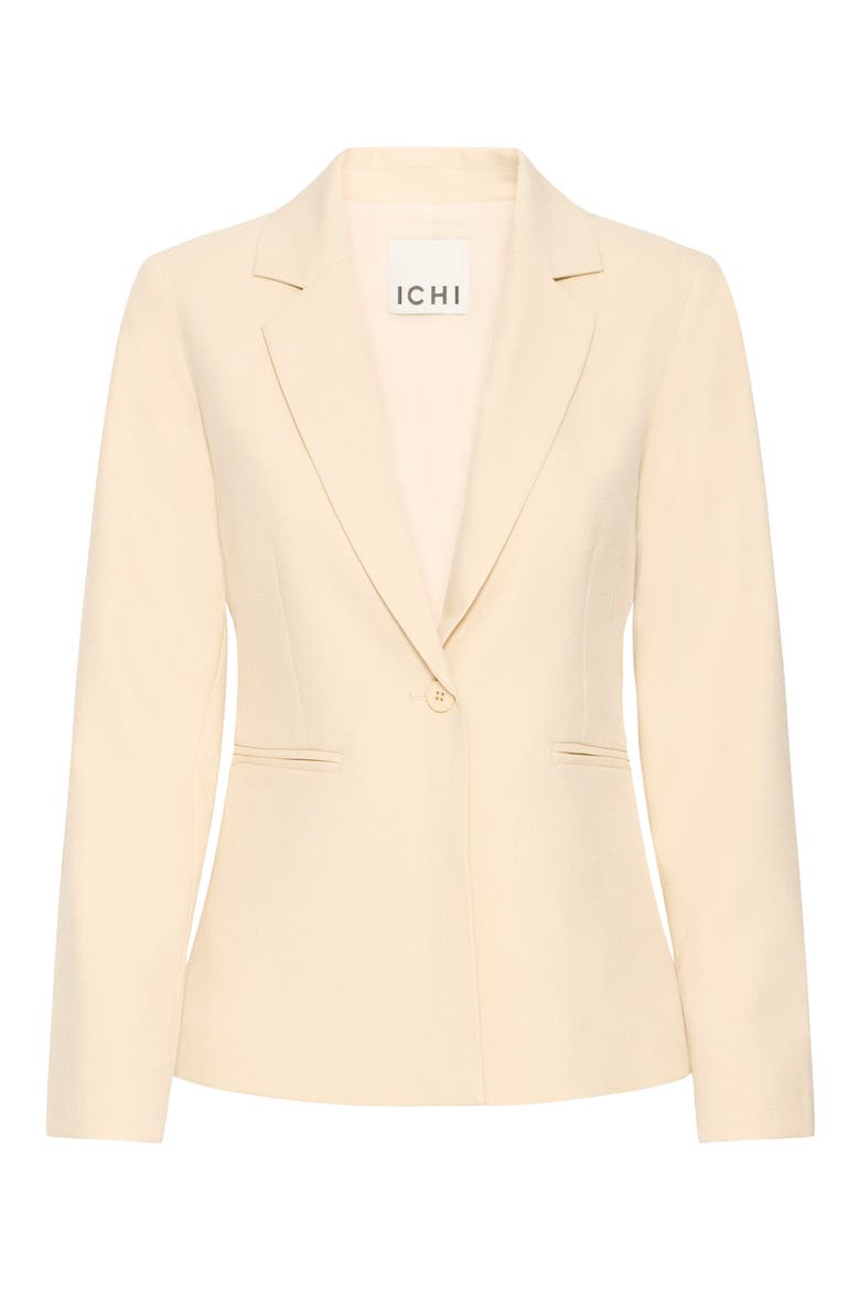 Ihlexi One-Button Blazer, Alternate, color, BIRCH MELANGE