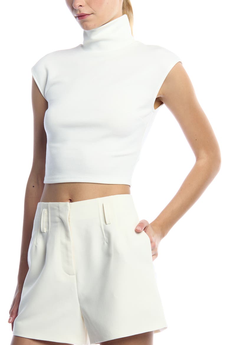 Winslow Sleeveless Turtleneck, Alternate, color, Ivory