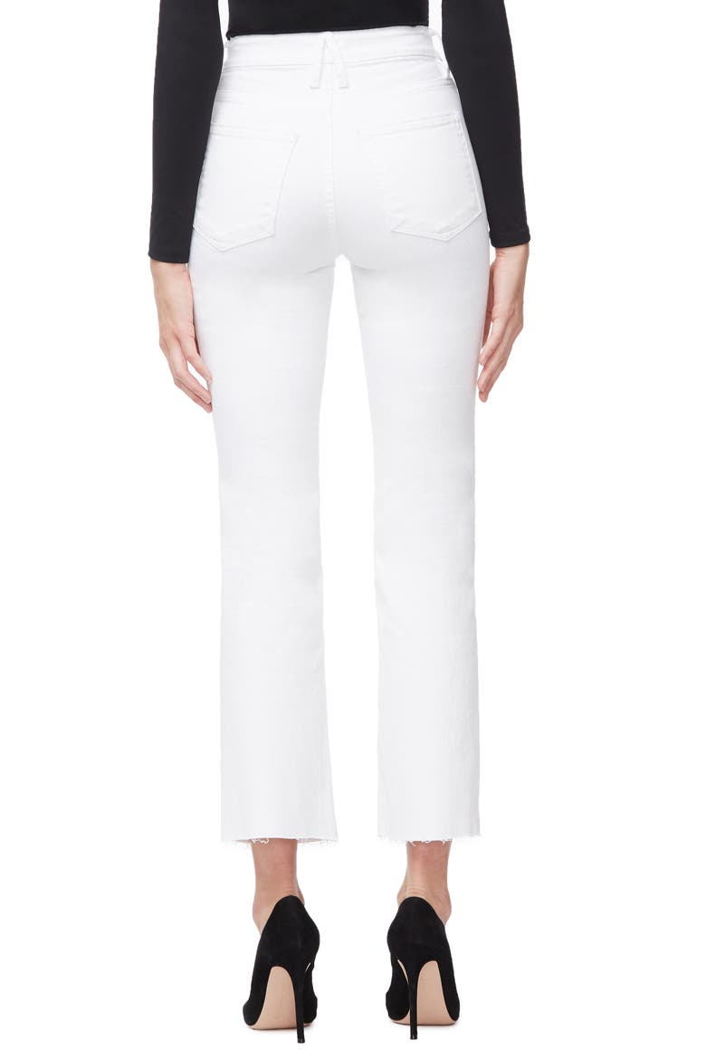Good Curve High Waist Ankle Straight Leg Jeans, Alternate, color, WHITE008