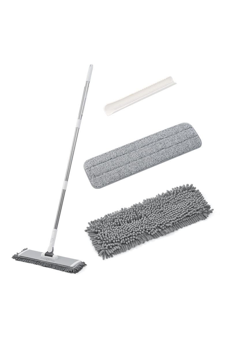 Heavy Duty Wet & Dry Sweeper Mop, Main, color, SILVER/ GRAY
