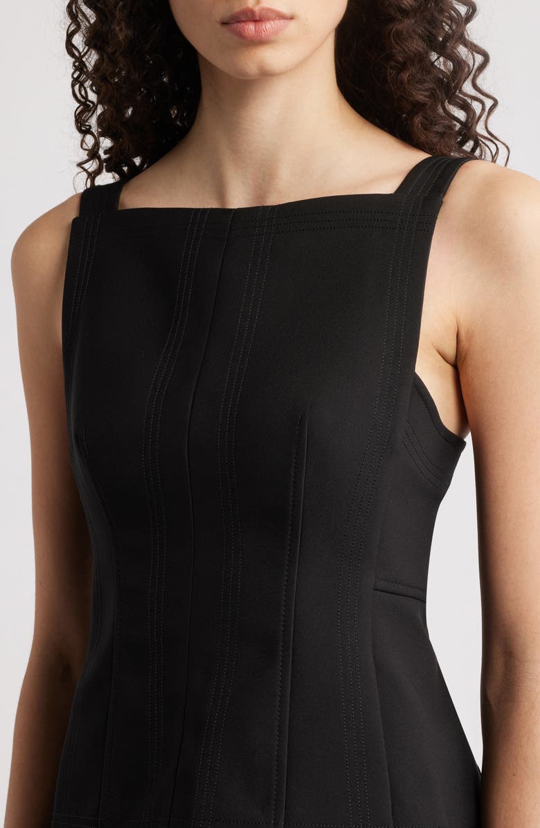 Acler Hollinshill Pleated Sleeveless Maxi Dress, Alternate, color, Black