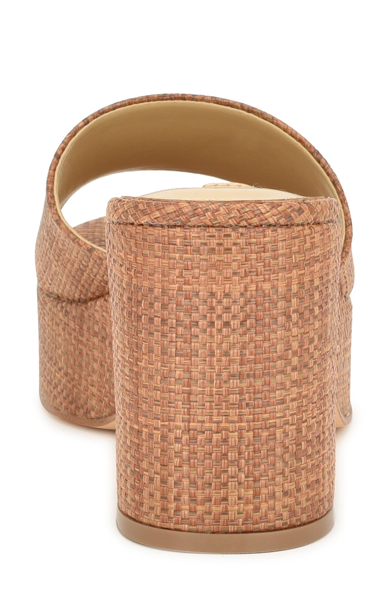 Nine West Boone Platform Slide Sandal, Alternate, color, Dark Brown