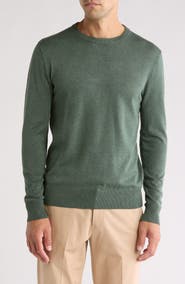 TOM BAINE Solid Crewneck Pullover
