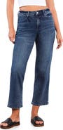 HINT OF BLU Ankle Straight Leg Jeans