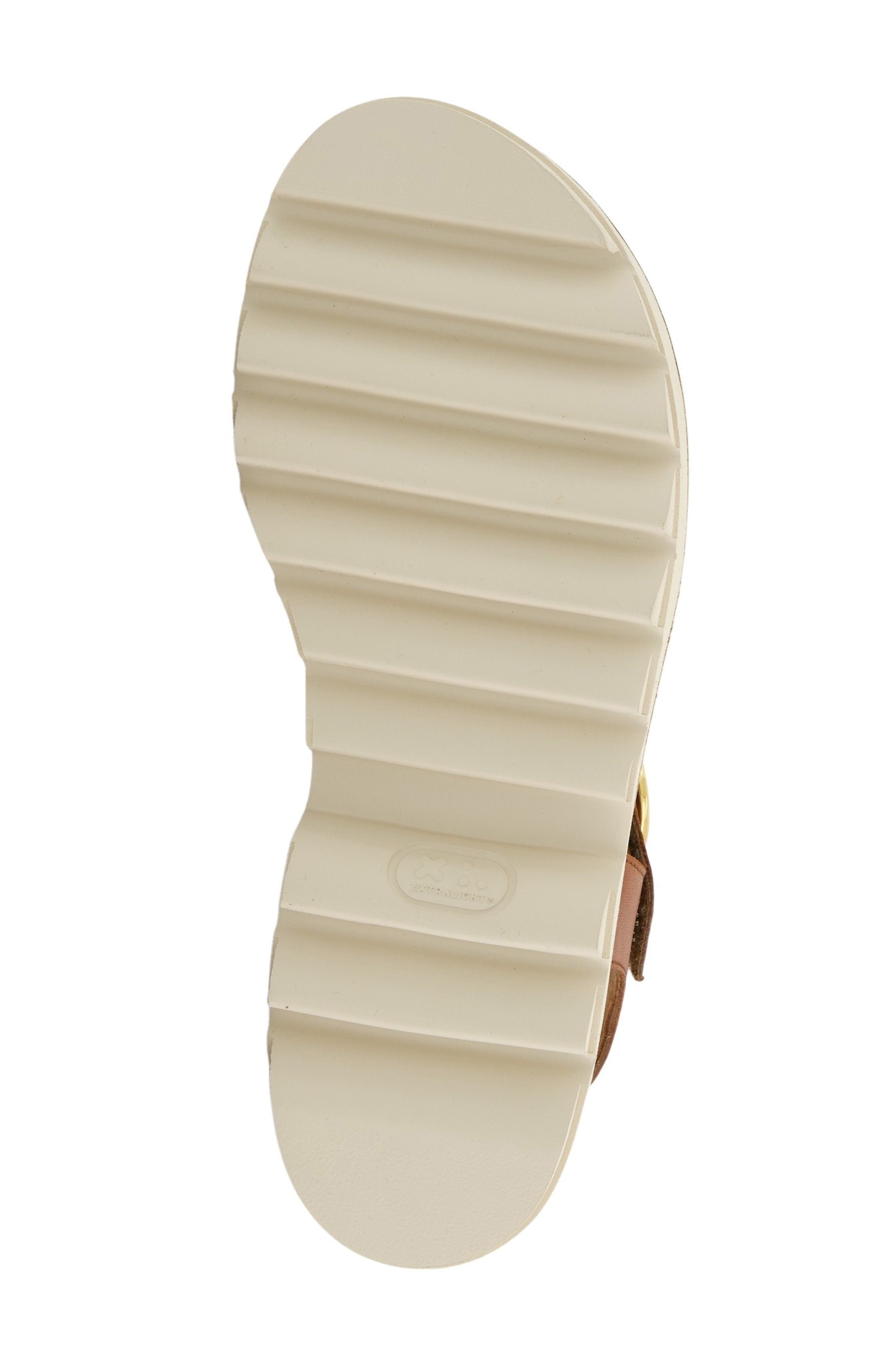 Darcy Ankle Strap Platform Sandal, Alternate, color, COGNAC LEATHER