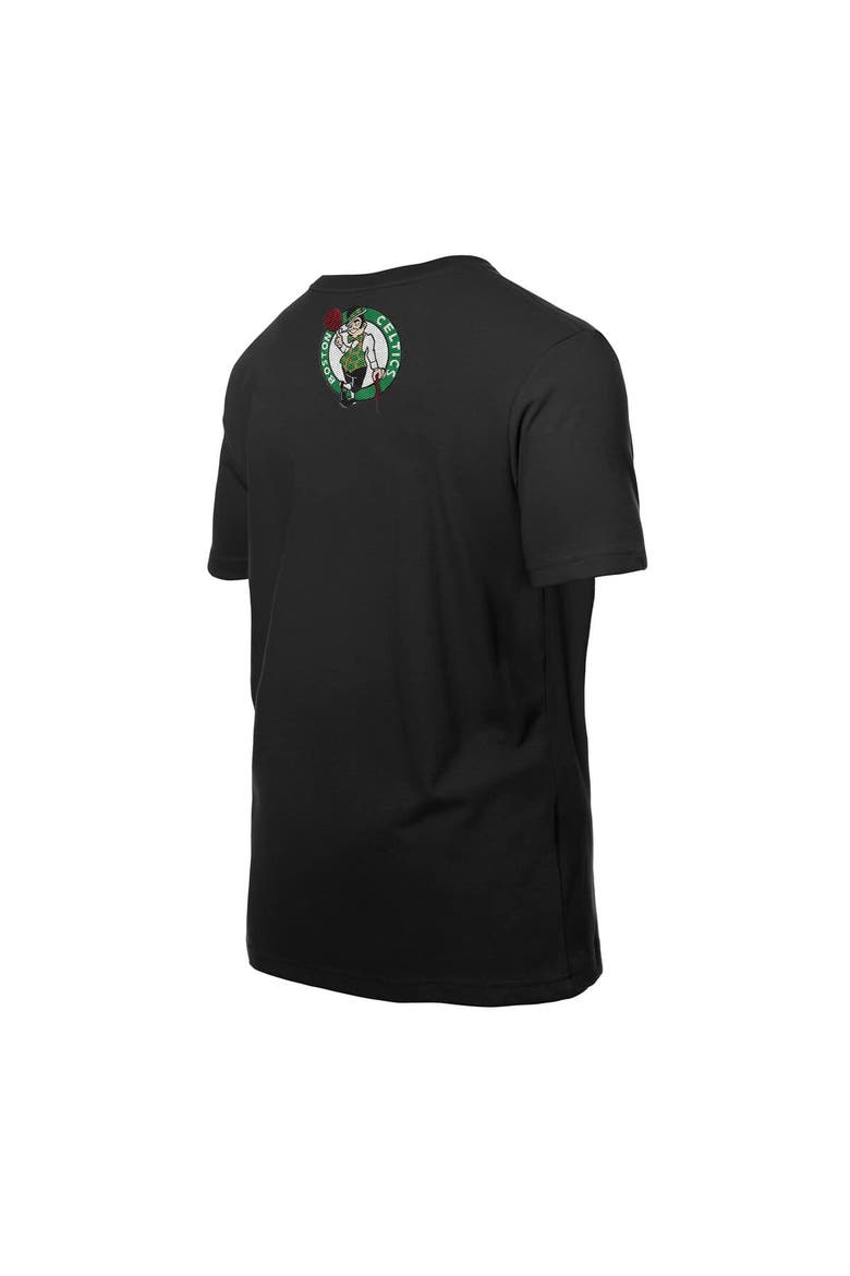 Men's New Era  Black Boston Celtics Premium Wordmark T-Shirt, Alternate, color, Black