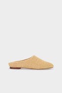 SIMONMILLER Raffia Riad Slip-On Slipper Natural