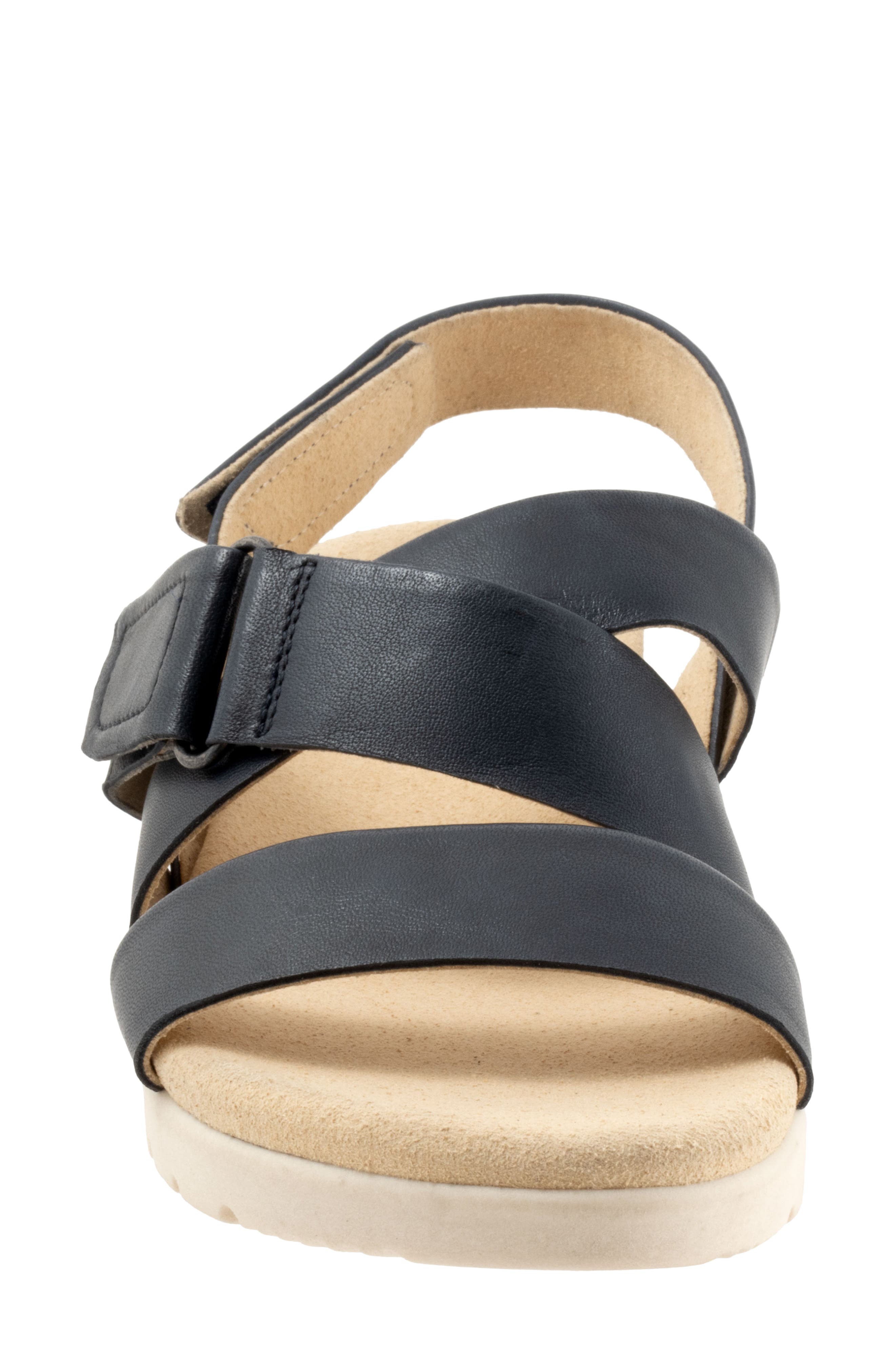 Novi Ankle Strap Wedge Sandal, Alternate, color, NAVY