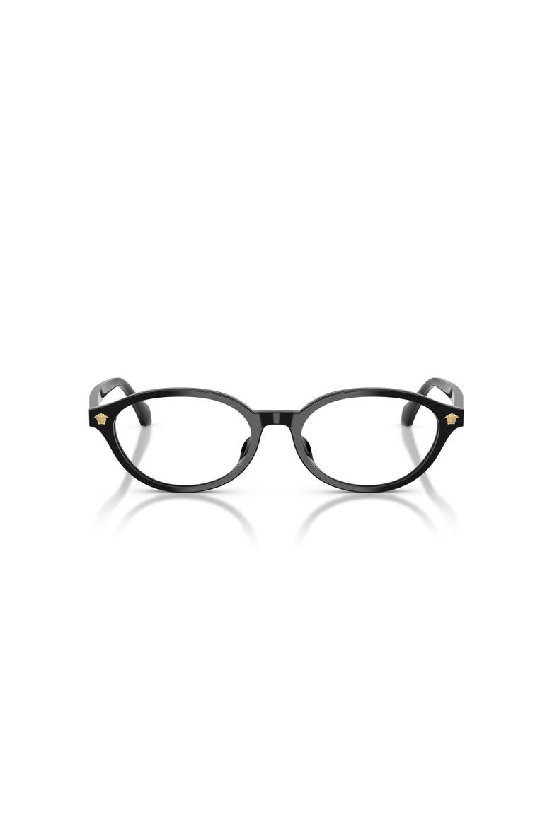 53mm Oval optical glasses, Alternate, color, Black
