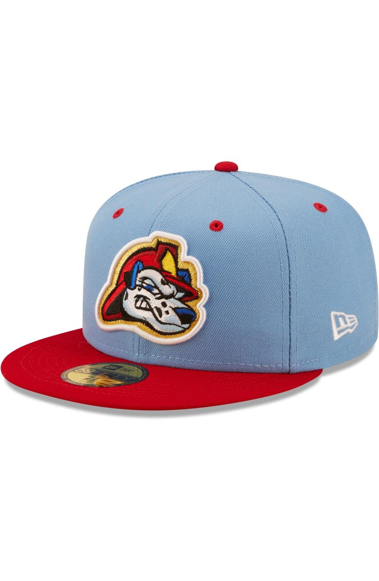 New Era Men's New Era Light Blue Peoria Chiefs Authentic Collection 59FIFTY Fitted Hat, Alternate, color, 